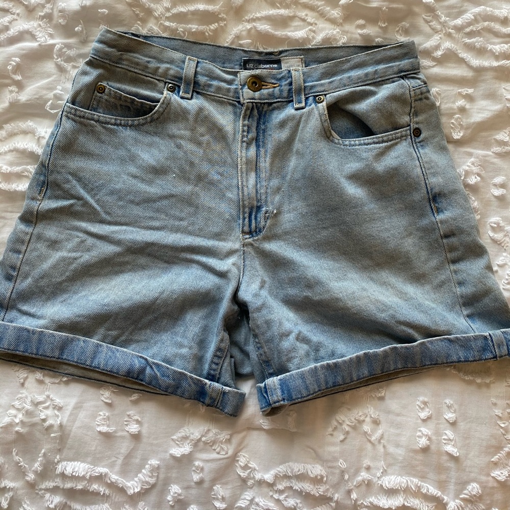 Distressed High Waisted Shorts